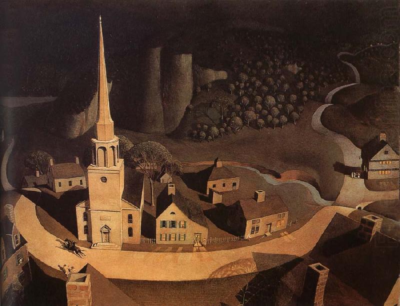 Landscape, Grant Wood